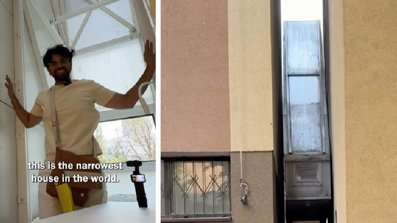 Just 72 Centimeters Wide Can You Believe This Is A House