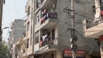 Delhi PG collapse students record video moments before building falls
