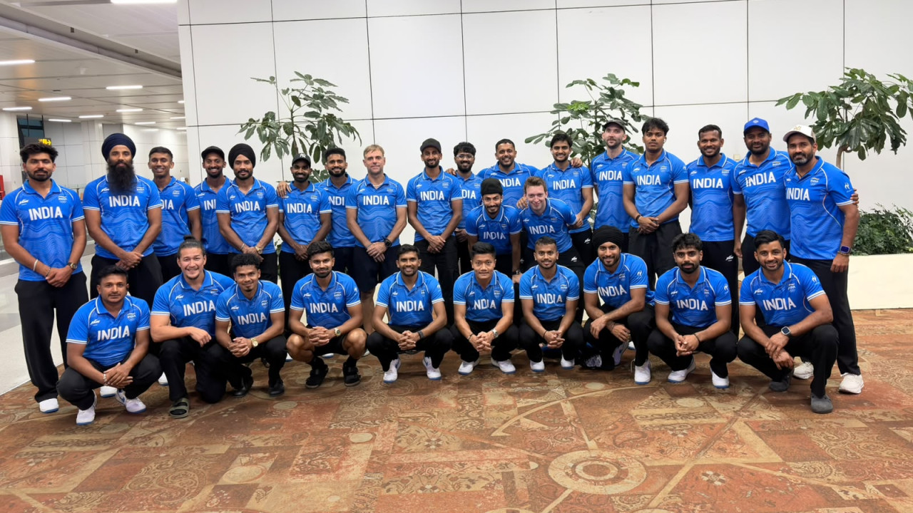Indian men’s hockey team departs for Japan to defend its Asian Games gold medal