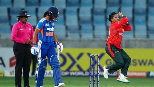 Indian Womens Cricket Team limited to moderate score in Asia Cup Semifinal against Bangladesh