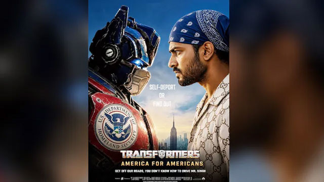 Mr Singh leave the country huge uproar over US government poster