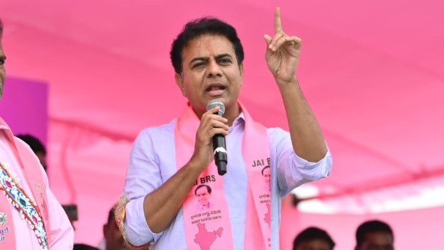 KTR alleges Revanth Reddy gave 200 crore land to his brother