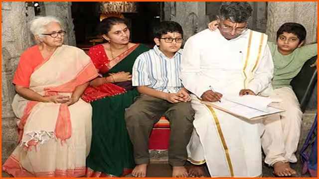 IAS Officer Gopinath Inspiring Decision to Enroll Sons in TTD Schools