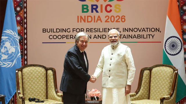 UN Chief Peace Mantra at BRICS Summit