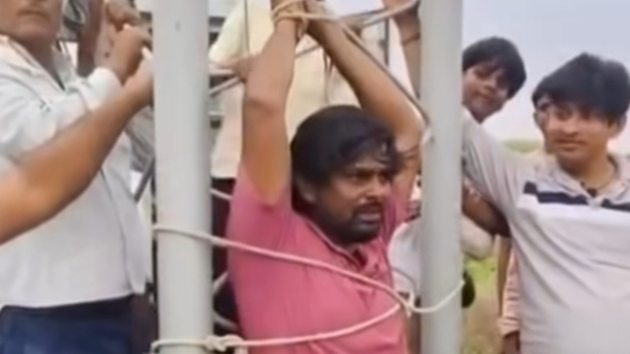 Villagers tie technician to tower as 5G signal fails in their village