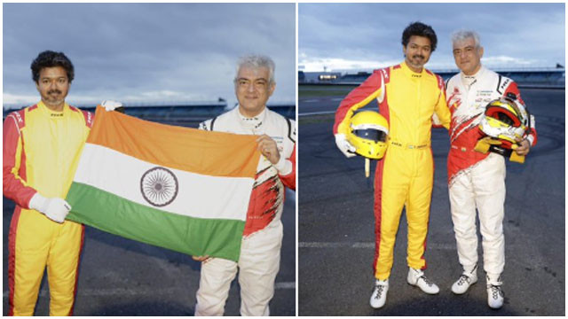 Vijay and Ajith on racing track surprise fans with friendship