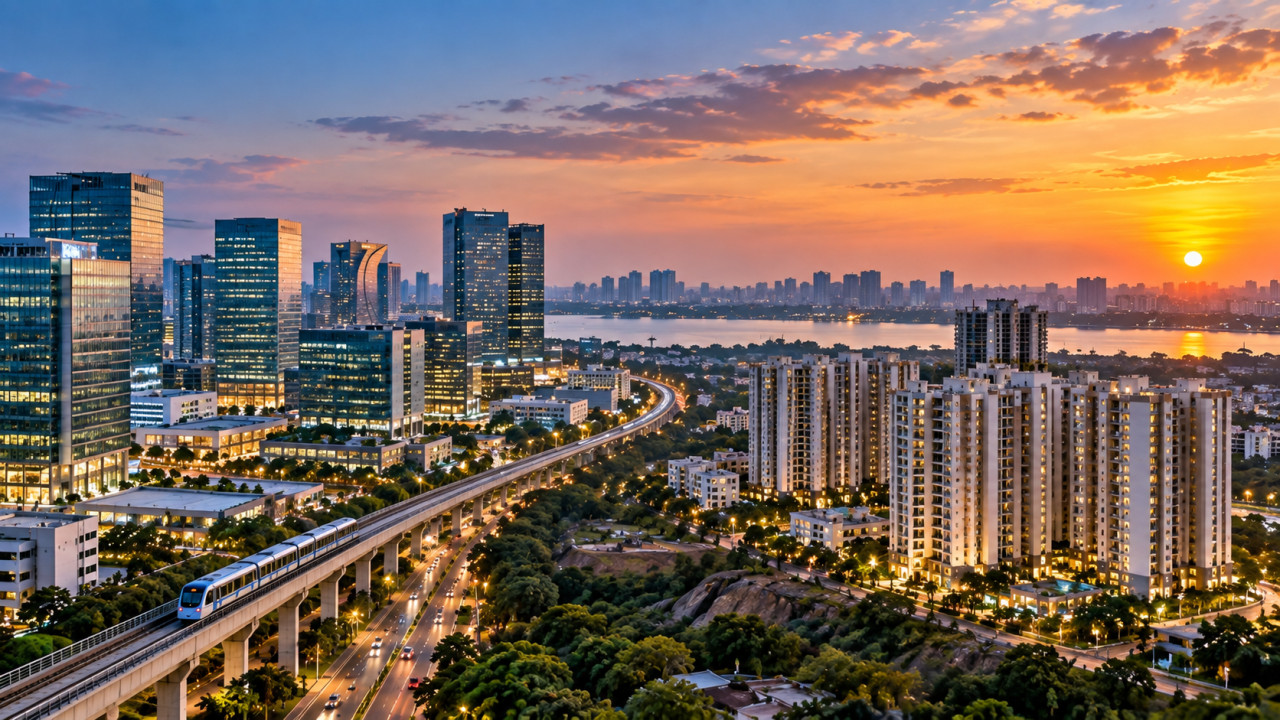 Hyderabad Housing Growth Slows While Office Leasing Hits Record High