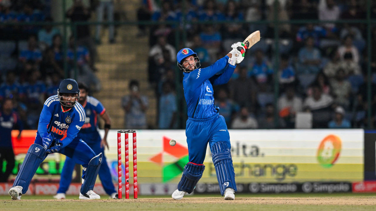 1st T20I: Omarzai’s late counter-attacking fifty takes Afghanistan to 156/8 against India