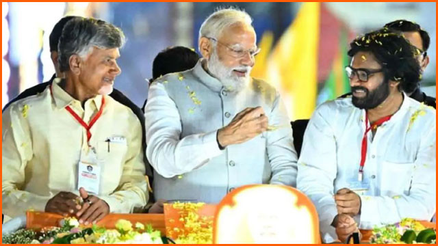 Narendra Modi praised by Chandrababu Naidu and Pawan Kalyan for successful BRICS Summit