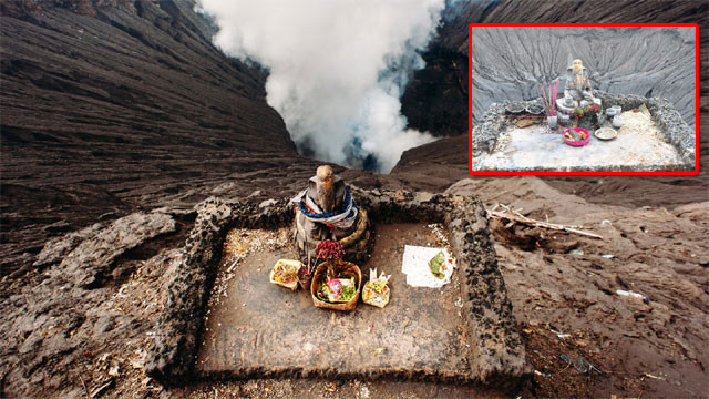 Mount Bromo Ganesha 700 year old idol protecting villages from volcano