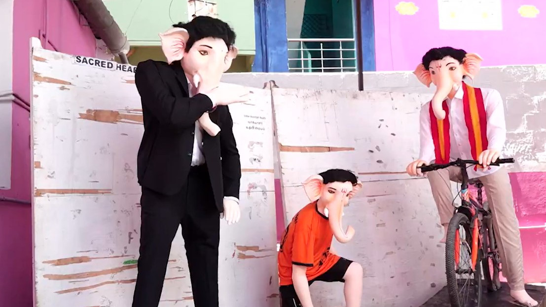Vijay lookalike Ganesh idols spark political row in Tamil Nadu