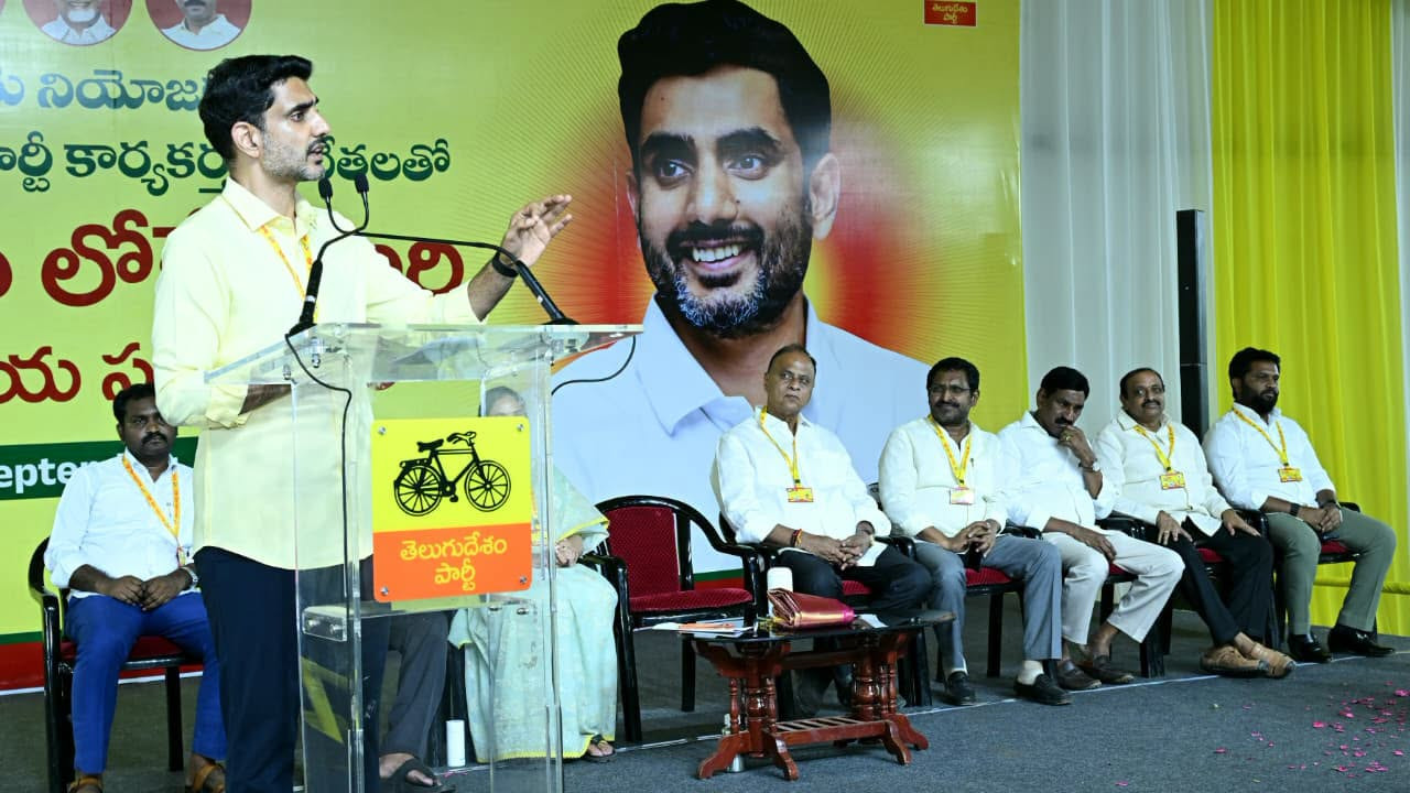 Nara Lokesh warns rivals against insulting women in Andhra politics