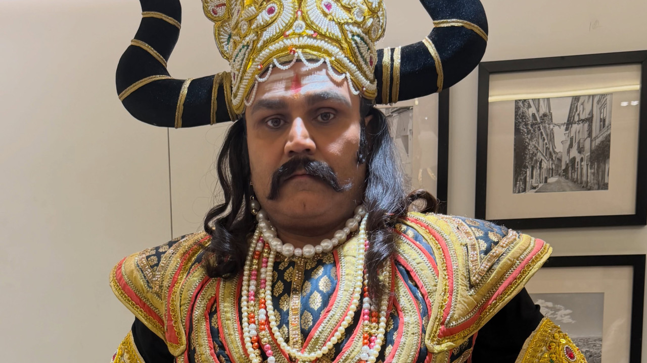 Virender Sehwag in Yama Dharma Raja getup photo goes viral