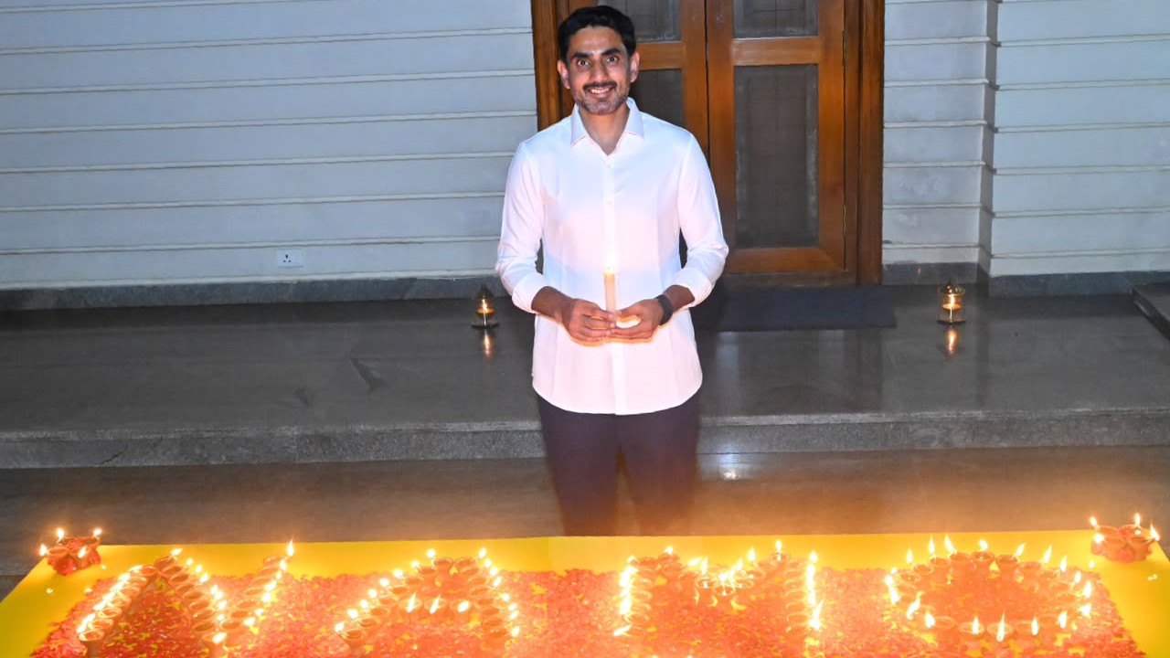 PM Modi Birthday Nara Lokesh Lights Ashirvada Deepam