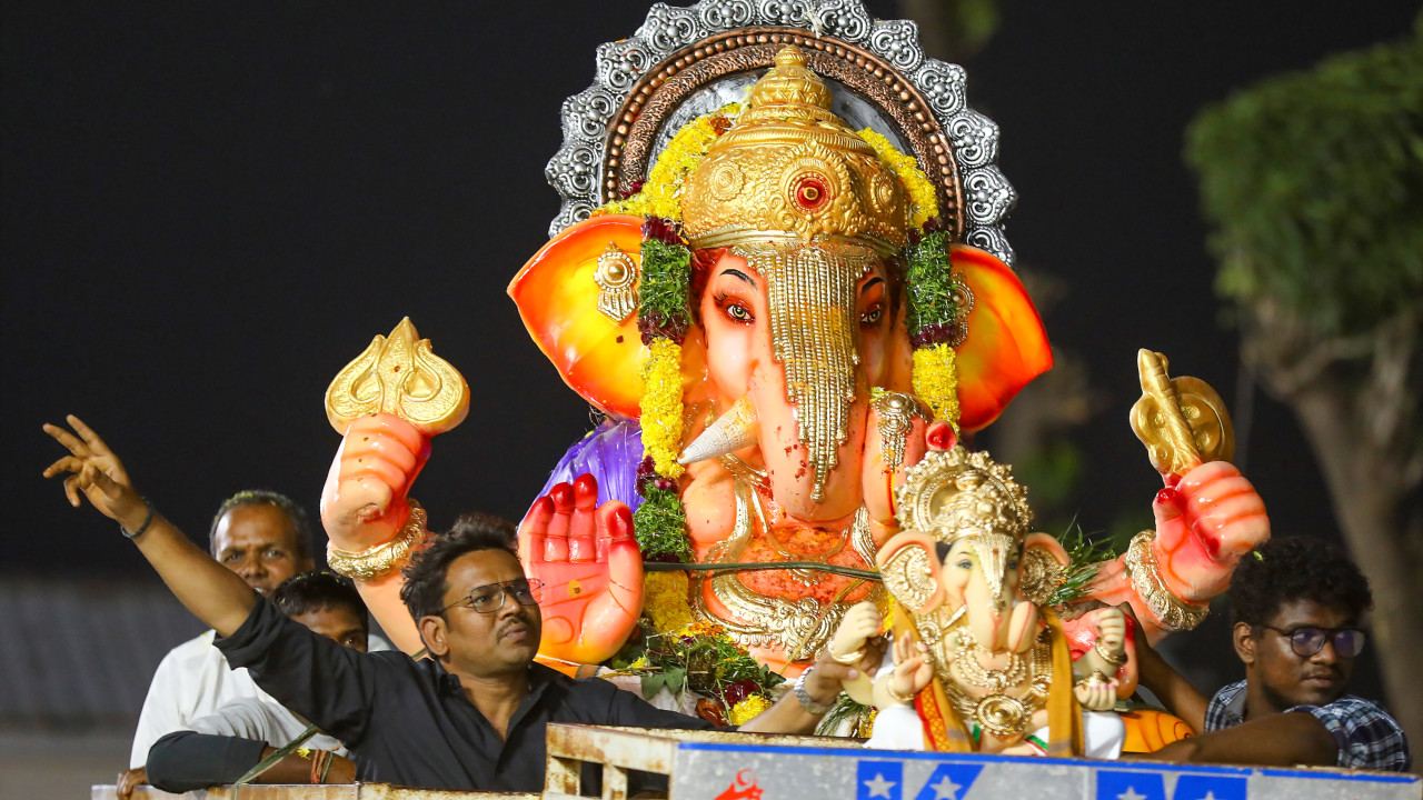 Ganesh Nimajjanam Hyderabad Police Flag March and RAF Deployment