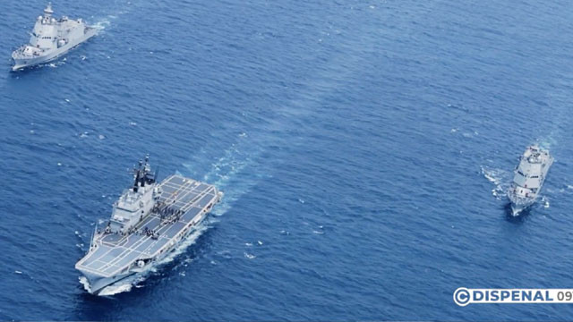 Italian ship arrives at Jakarta coast historic moment for Indonesian Navy