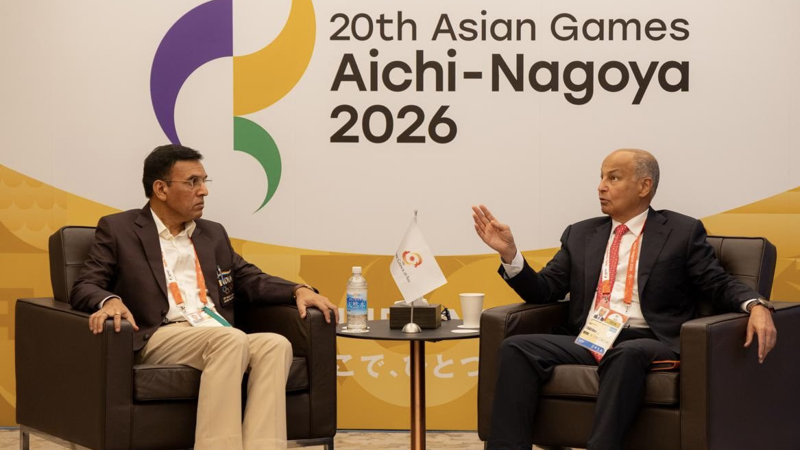 Asian Games: Sports Min Mandaviya meets OCA director, discusses strengthening India’s sporting ties