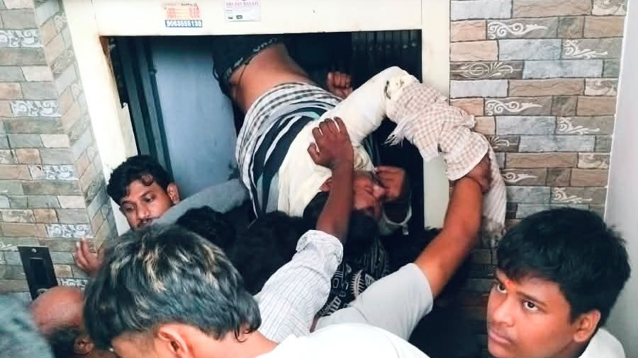 HYDRAA rescues person from lift accident in Hyderabad