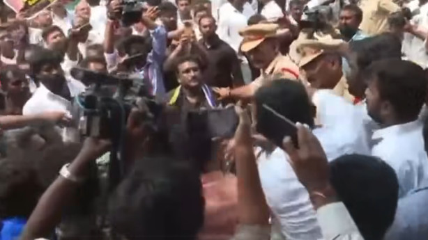 Gottipati Ravi Kumar and Eluri Sambasiva Rao slam YSRCP over attack on teachers
