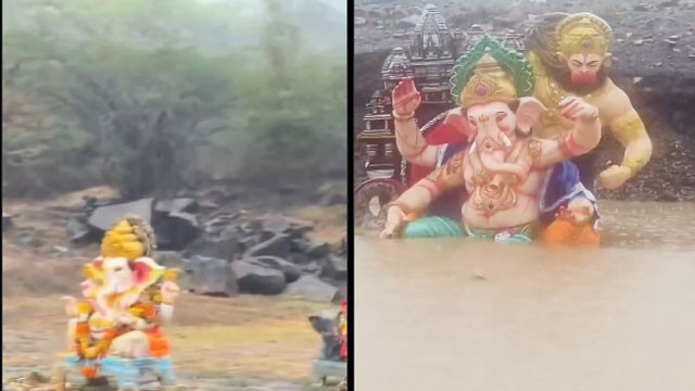 Rayalaseema miracle as rains fill ponds for Ganesha immersion