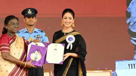 Yami Gautam wins Best Actress Sukumar and Nag Ashwin receive National Awards