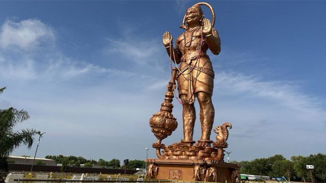 90 Foot Hanuman Statue in Texas Sparks Political Storm in America
