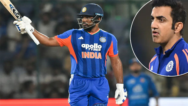 Gautam Gambhir says he did not sleep that night for Sanju Samson