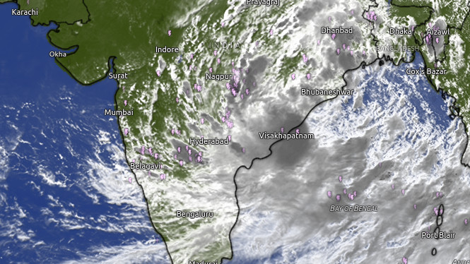 Severe depression moving fast towards North Andhra to cross coast tonight