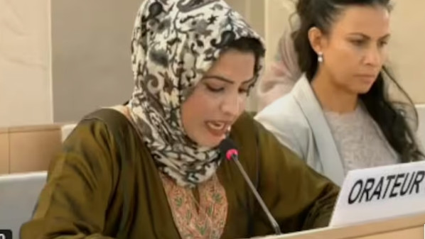 Tasleema Akhtar exposes Pakistan atrocities in PoK at UN Geneva meet