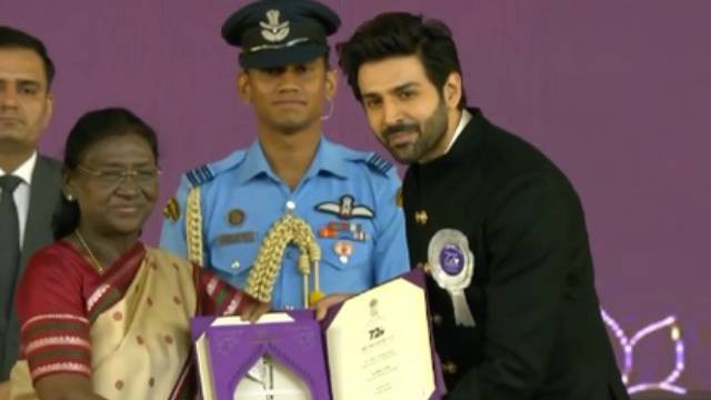 Kartik Aaryan wins National Award for Chandu Champion and thanks President