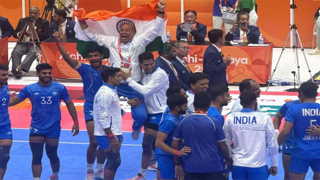 India wins double gold in Kabaddi as men team defeat Iran