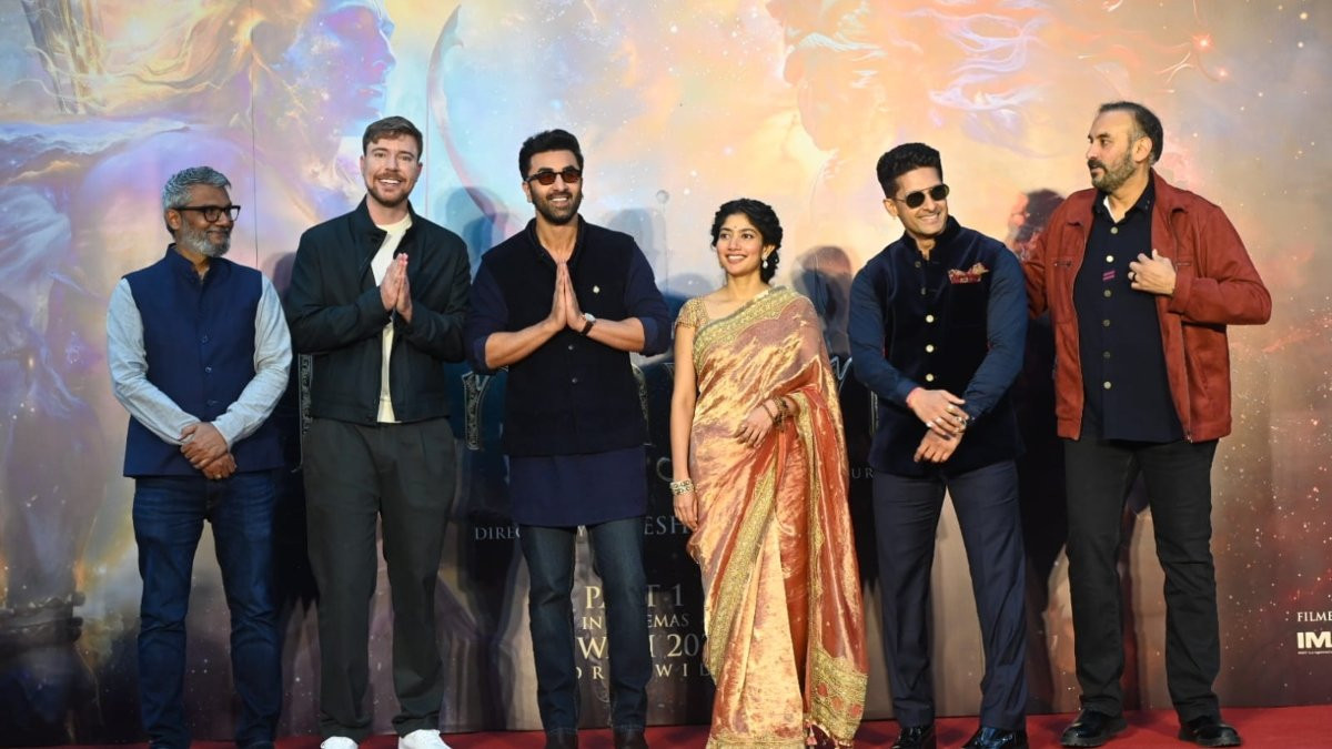 MrBeast chants Jai Shree Ram at Ramayana movie event in Mumbai