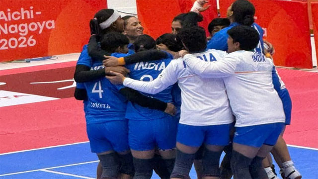 Indian Womens Kabaddi Team shows power to win another gold for India at Asian Games