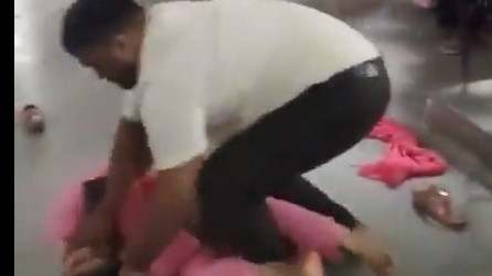 Husband attacks wife in family court and attempts to murder her
