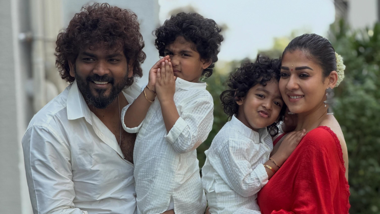 Nayanthara & Vignesh Shivan call their twin boys the 'heart beats of our lives' as they turn 4