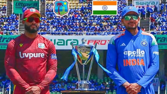 India vs West Indies 1st ODI India win toss and choose to field as Naman Dhir makes debut
