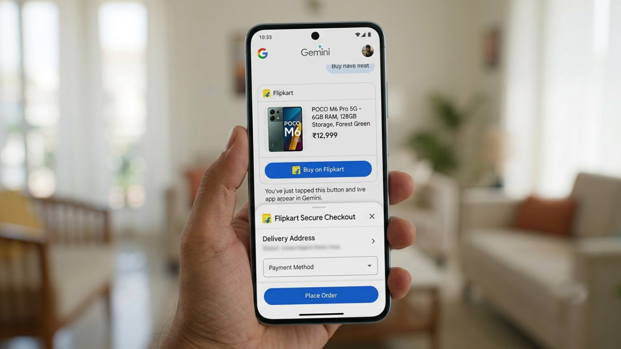 Flipkart Shopping in Gemini Google New Experiment