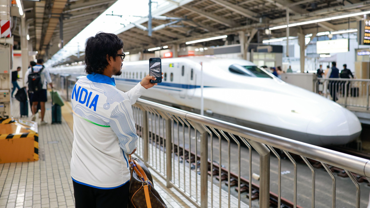 Indian Cricket Team players board bullet train in Japan video goes viral