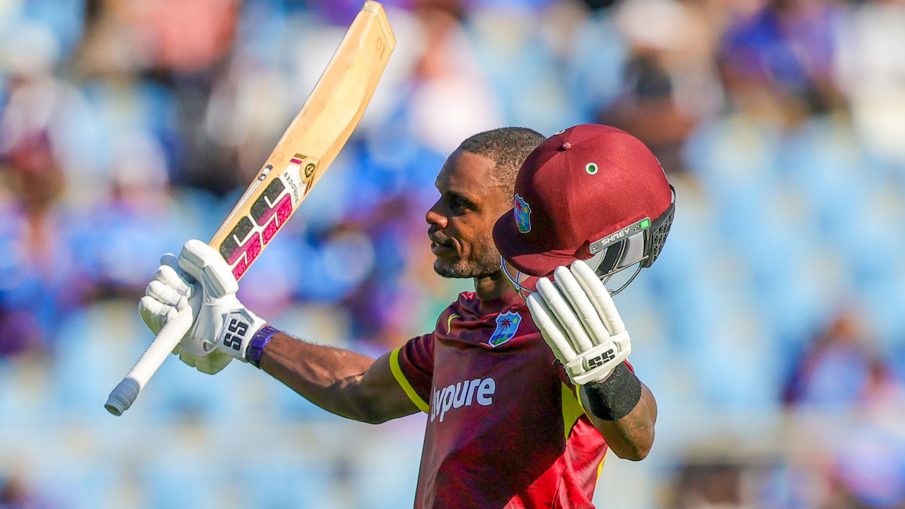 Justin Greaves century helps West Indies set massive target for India