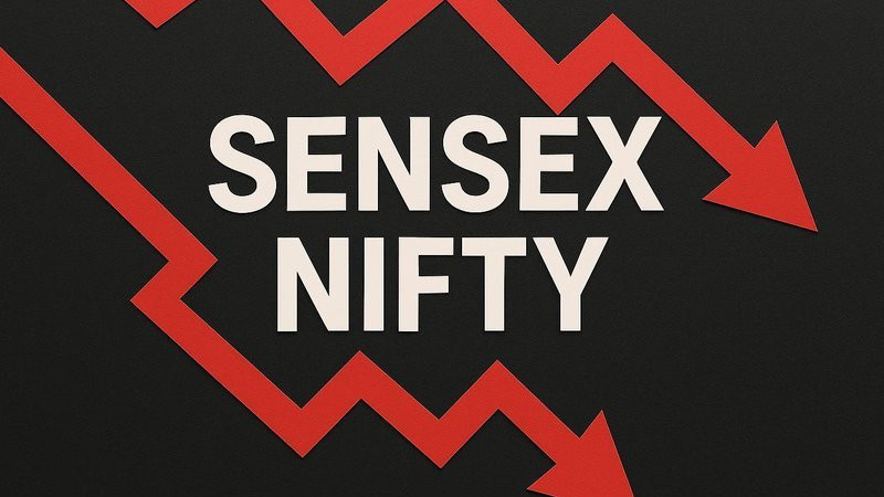 Indian Stock Market Black Monday indices crash and 8 lakh crore wiped out