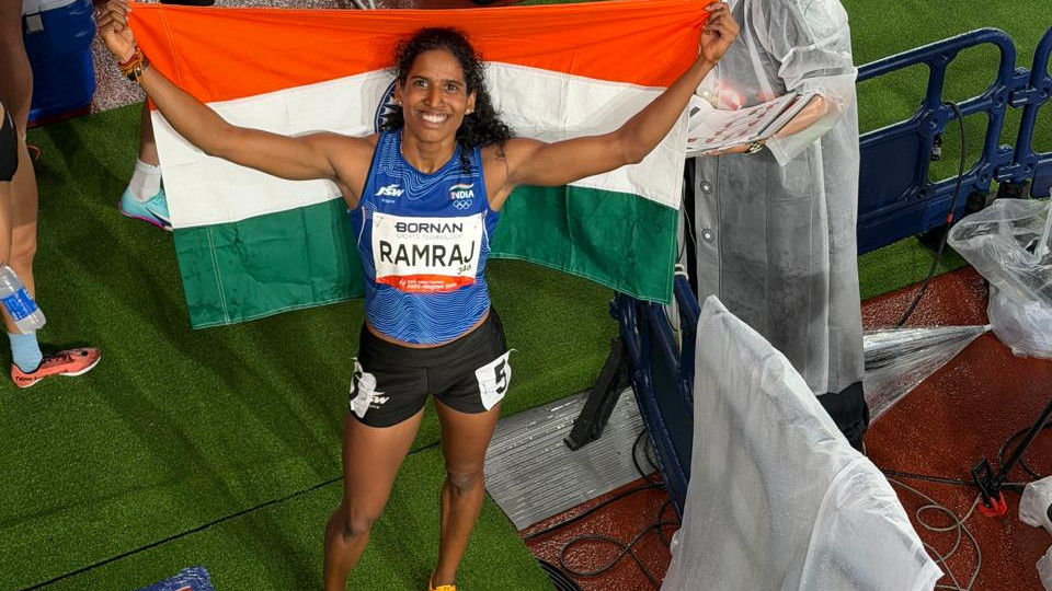 Asian Games: Vithya Ramraj wins 400m hurdles bronze, breaks PT Usha’s national record