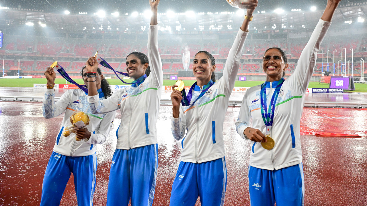 Asian Games: PM Modi congratulates women’s 4x400m relay team on historic gold