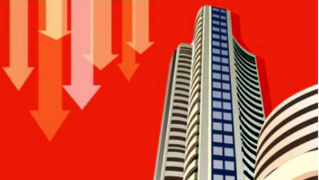 Stock market losses for second consecutive day Sensex down 242 points