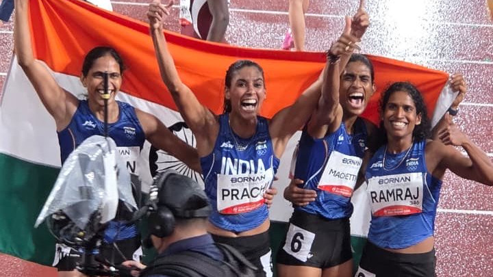 Another gold for India in Asian Games Vithya Ramraj wonderful performance in relay