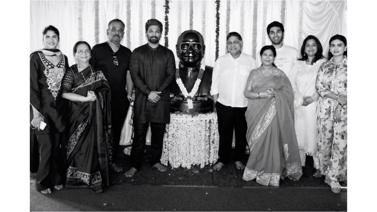 Allu Arjun launches new office Aaikonza on grandfather birth anniversary
