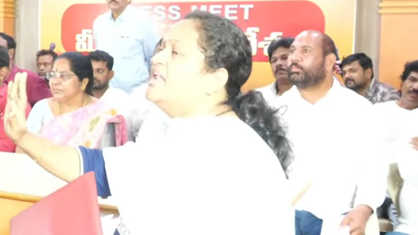 Sumalatha Jani Master high drama at Film Chamber with Federation leaders