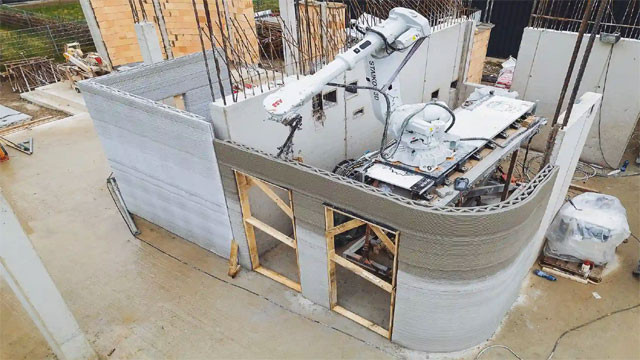 Low cost fast construction 3D houses in Burripalem