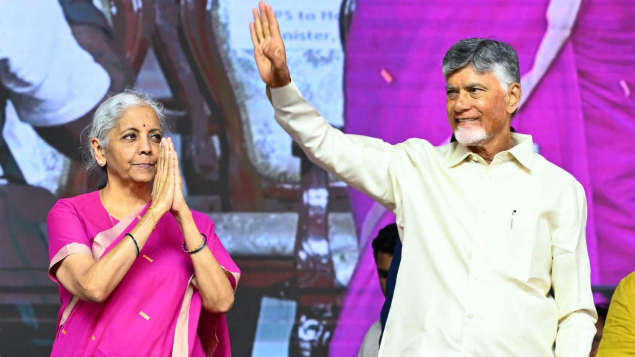 Nirmala Sitharaman is shaping India like a woman manages her home says Chandrababu Naidu