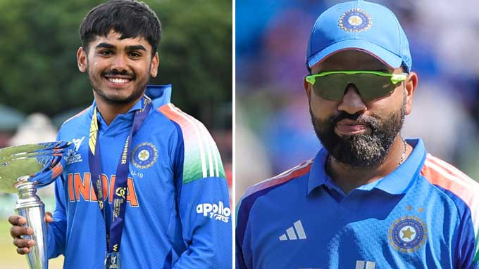Rohit Sharma role in Under 19 World Cup victory says Captain Ayush Mhatre