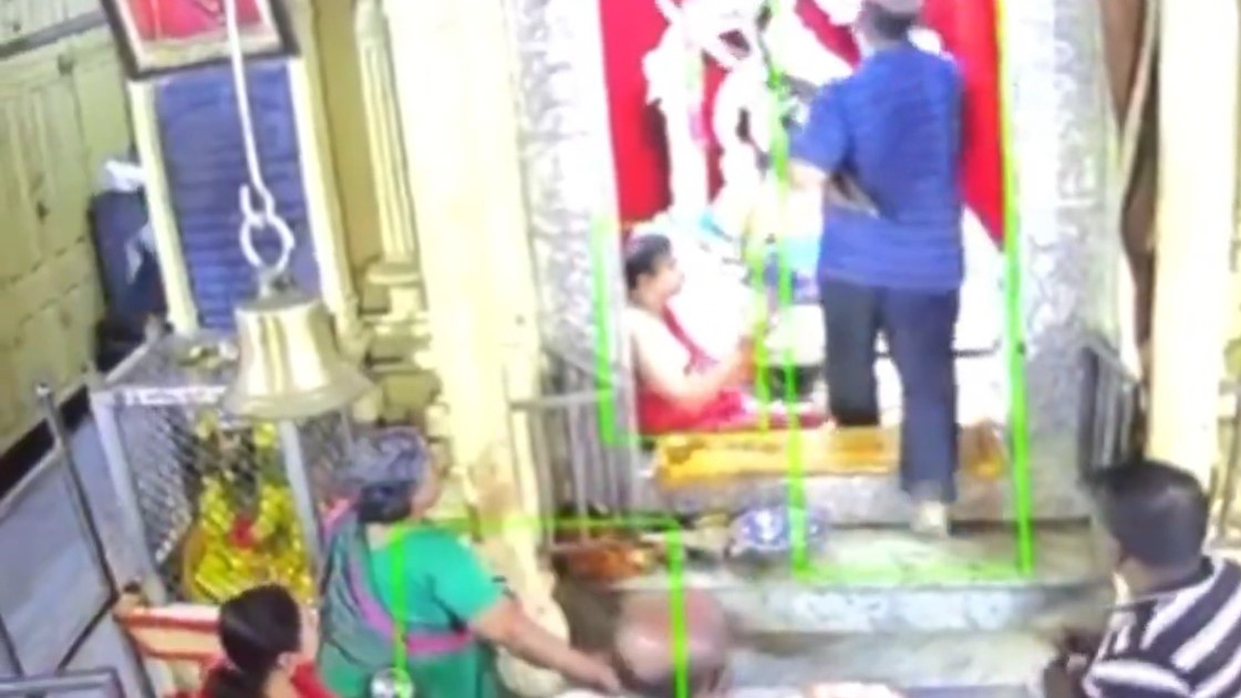 Tension in Hyderabad after attack on Santoshi Mata idol with sticks